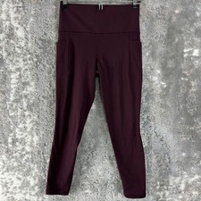 Athleta Size S Stretch Athleisure Leggings Pants Purple Pull On Casual