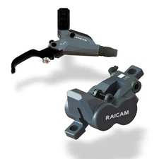 front/rear brake rgr performance 4 piston titanium grey rifle barrel