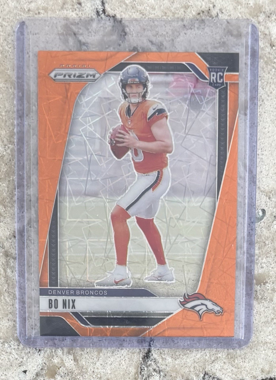 2024 Panini Prizm - Rookies Bo Nix #309 Lazer Prizm (RC)