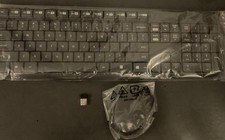 Logitech MK235 Wireless Keyboard and Mouse Combo for Windows, USB Receiver, 15 F