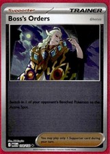 BOSS'S ORDERS (GHETSIS) 114/132 MEGA EVOLUTIONS POKEMON (REVERSE HOLO, NM)