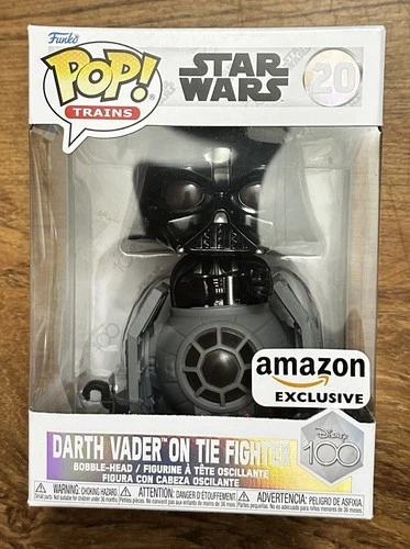 Funko POP! Trains Star Wars Amazon Exclusive - Darth Vader On Tie Fighter #20
