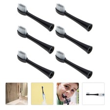  6 Pcs Tooth Brush Head Replacement Heads Compatible Silicone Wrapped Toothbrush