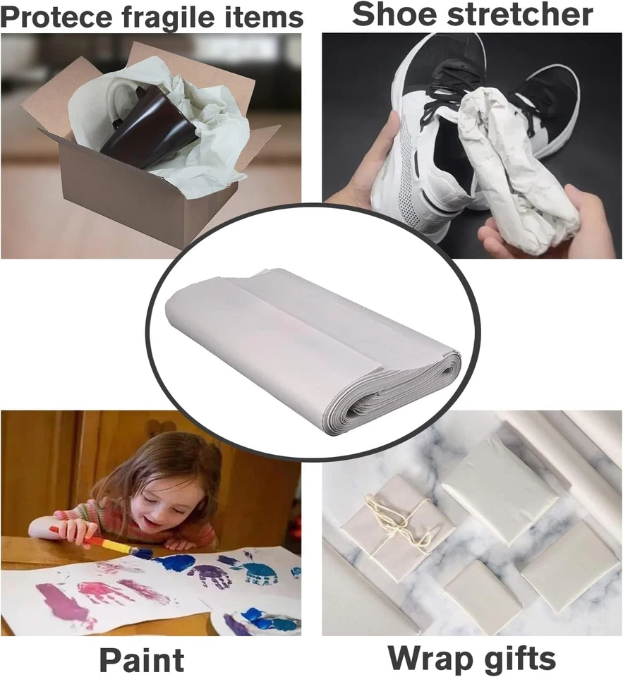 Packing Paper for Moving, Newsprint Packing Paper Sheets for Shipping Transporta - Image 4 of 4