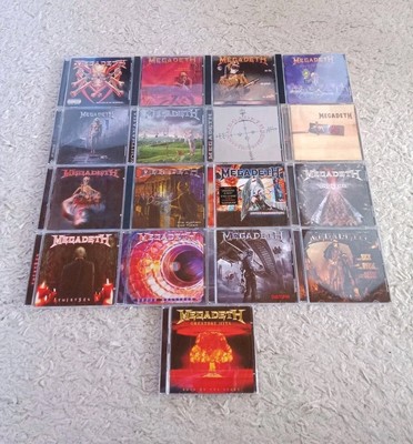 MEGADETH CD Sammlung (komplett) 16 CDs + Bonus