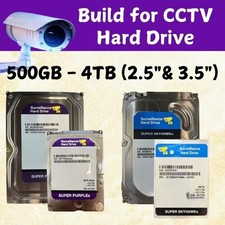 HARD DRIVE 3.5" 500GB 1TB 2TB 3TB 4TB SATA HDD CCTV DESKTOP PC DVR CCTV NAS USED