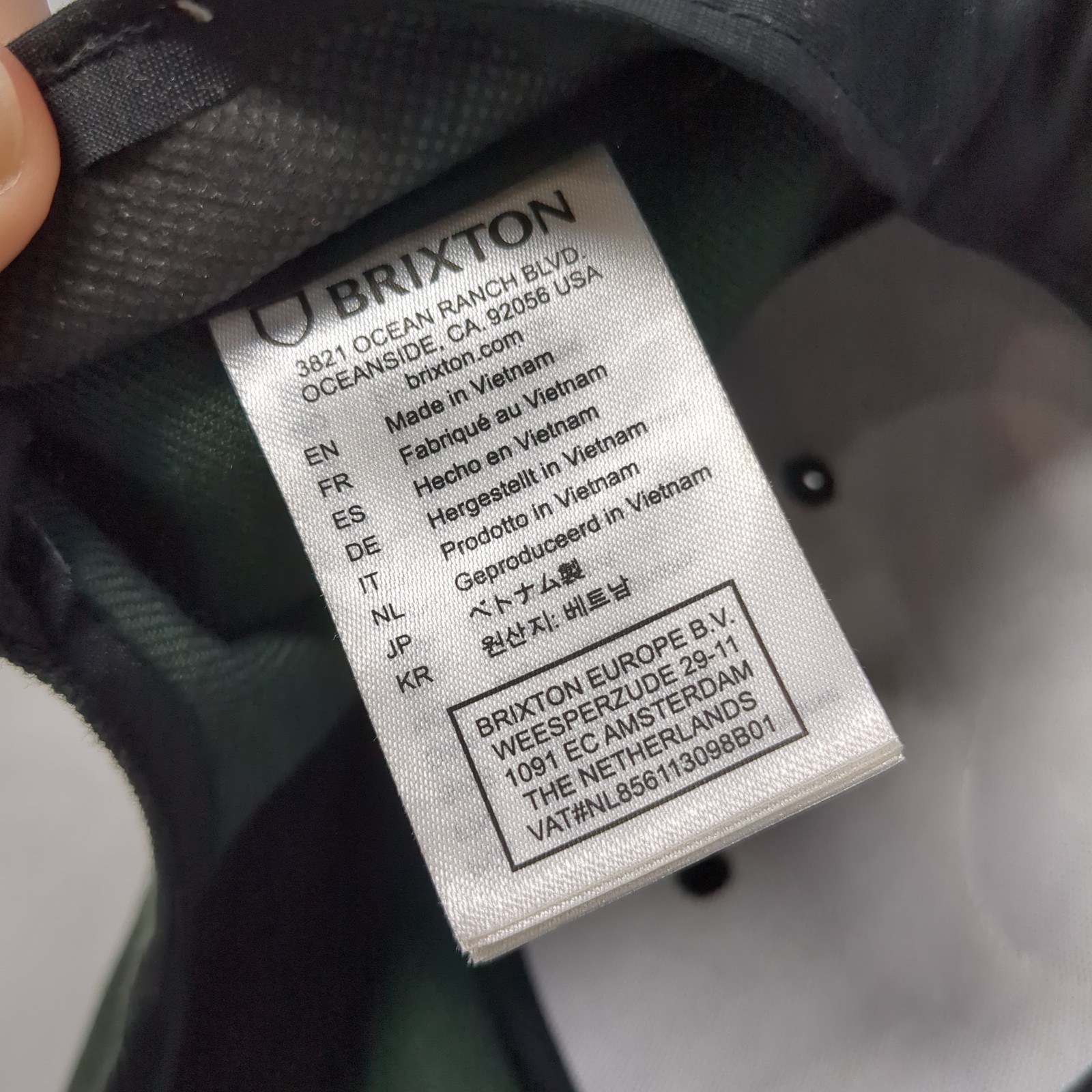 Brixton Mfg. Co. Patch Snapback Hat Solid Gray On… - image 12