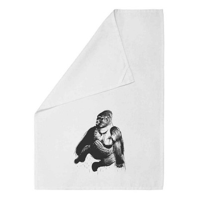 Geschirrtuch/Geschirrtuch 'Sitting Gorilla' aus Baumwolle (TW011069)