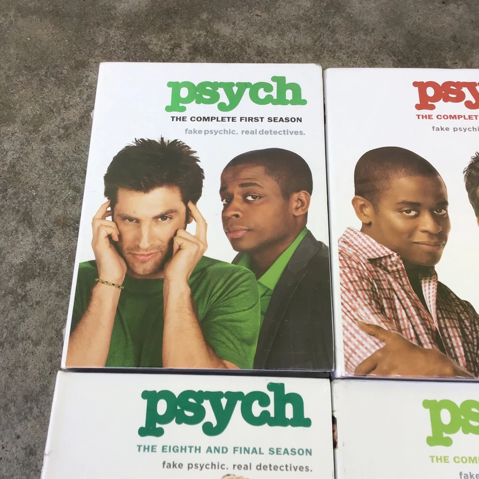 Sealed Psych Complete TV Series Seasons 1 2 3 4 5 6 7 8 (DVD) Roday Hill USA - Image 4 of 4