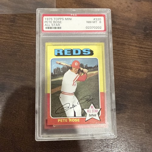 Pete Rose #320 1975 Topps Mini card
