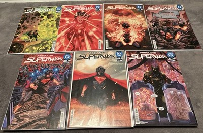Absolute Superman 1-7 Set All NM 1st Prints Key 1st App Absolute Brainiac & more