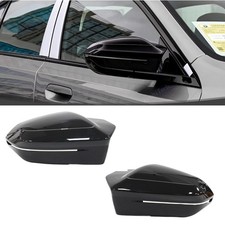 Spiegelkappen Au�enspiegel passt f�r BMW 5er G60 G61 ab 2023- Glanz Schwarz