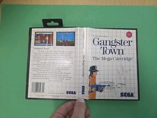 Gangster Town Sega Master, 1987 Case Only