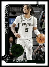2025-26 Topps #197 Stephon Castle San Antonio Spurs