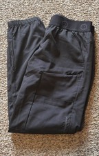 Wonder Wink size XSmall Petite Slim Cargo Jogger Scrub Pants Black elastic waist
