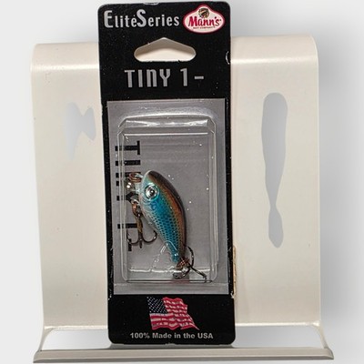 Mann's TINY 1- Crankbait BLACK BLUE NEW SEALED Discontinued Made In USA