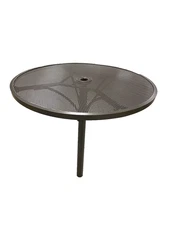 HOMECREST OUTDOOR LIVING ALUMINUM DOCK TABLE 30" BROWN MARINE BOAT