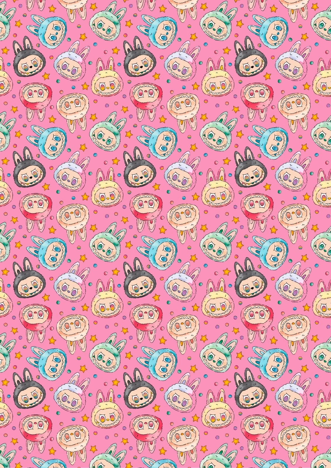 LABUBU Birthday Gift Wrap - Labubu Wrapping Paper - Labubu Birthday Gifting