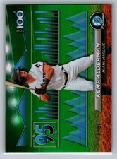 2024 Bowman #BTP-95 Kemp Alderman Chrome Prospects Top 100 Green /99