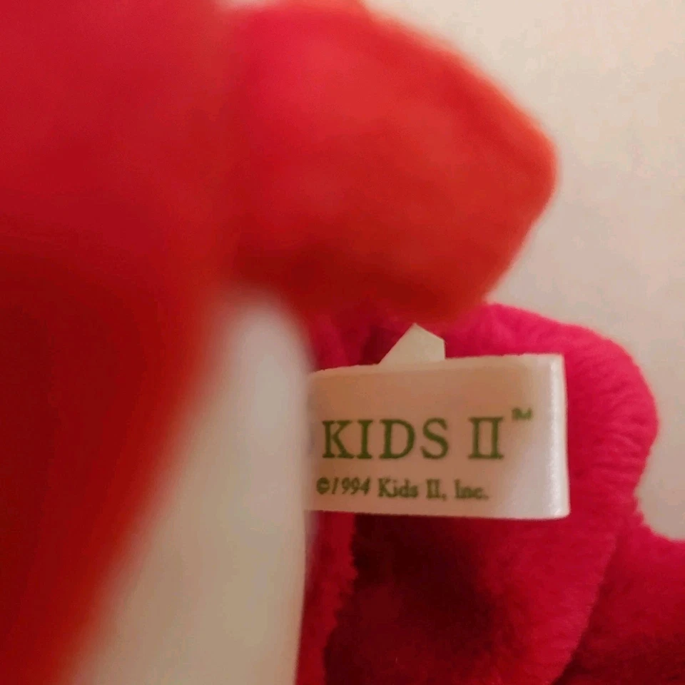 Kids II Vintage Crib Pull Santa Plush 1994 Plays Jingle Bells Christmas Baby Toy - Image 4 of 4