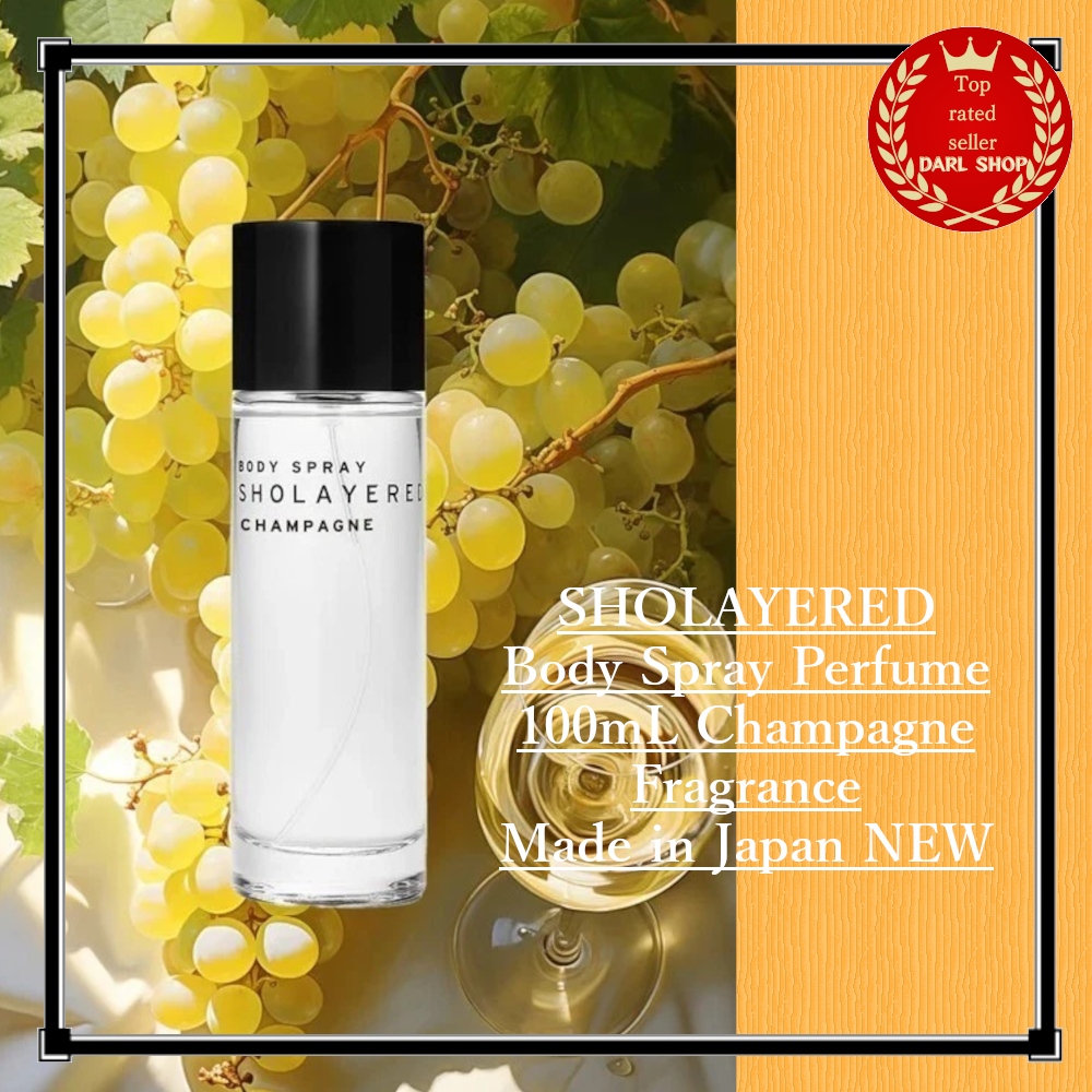 ボディクリーム SHOLAYER BODY SPRAY CHAMPAGNE 100mL SHOLAYERED Body Spray Perfume 100mL Champagne Fragrance Made in