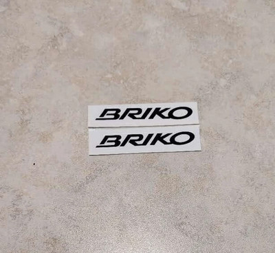 Briko 3 x 0.5'' die cut sticker 2pcs