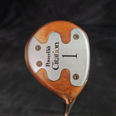 #ad Powerbilt Citation Persimmon Driver Acrylic Hardened RH DG Steel Shaft 43.5quot; $44.88