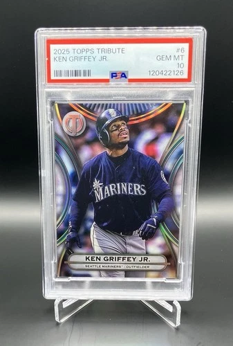 2025 Topps Tribute #6 Ken Griffey Jr. PSA 10 GEM MINT Pop 5
