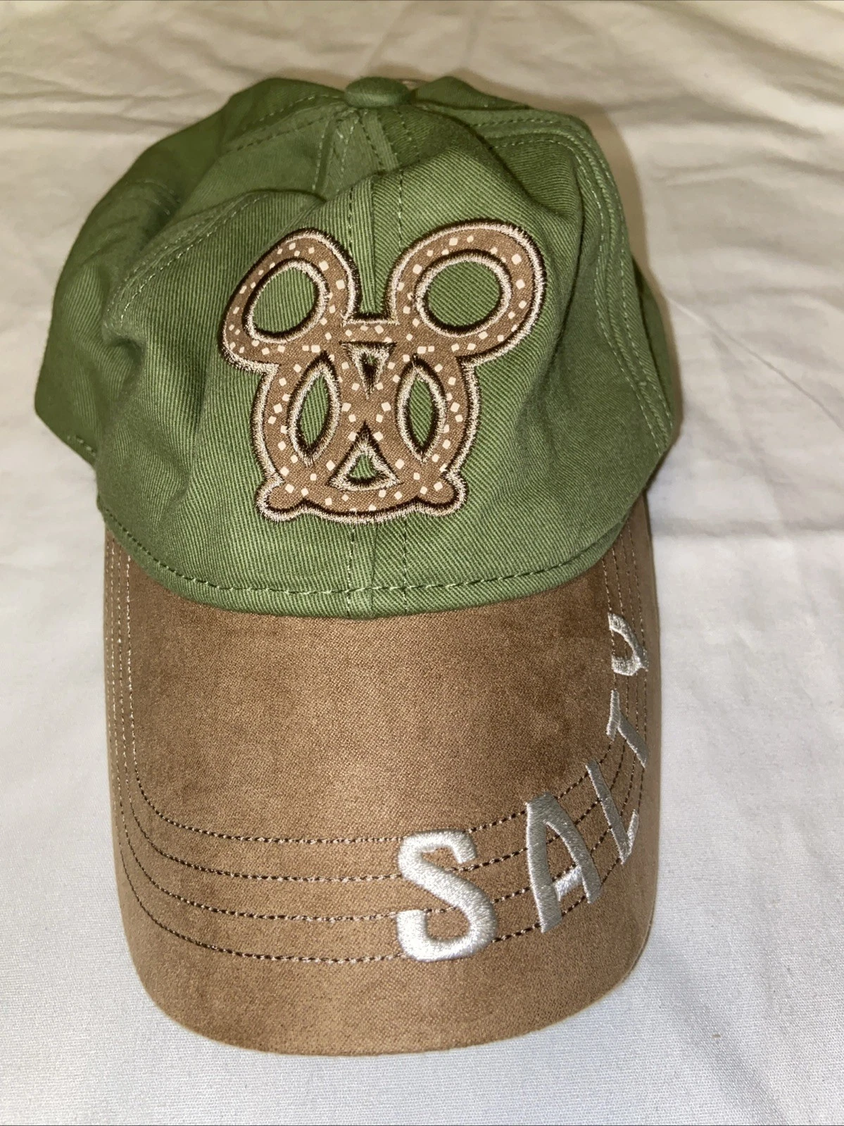 Disneyland Mickey Salty Pretzels Adjustable Adult Two Tone Hat Cap
Opens in a new window or tab