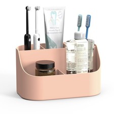 Toothbrush Holders for Bathrooms, Toothpaste and Tooth Brush Holder Storage C...
