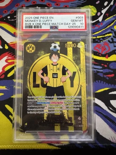 PSA 10 ONE PIECE Borussia Dortmund Luffy ST13-003 BVB Co-Branded Football Card