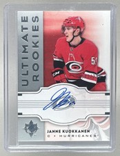 Janne Kuokkanen 2017 Upper Deck Ultimate #RRA-JK 2007 Retro Rookie Auto RC /299