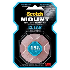 Scotch Permanent Clear Mounting Tape