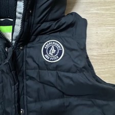 Abercrombie  Fitch Hoodie Padded Vest Black Size 95 Pre-Owned