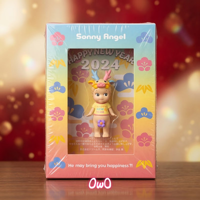 Sonny Angel Happy New Year 2024 Zodiac Dragon Figure Greeting Card