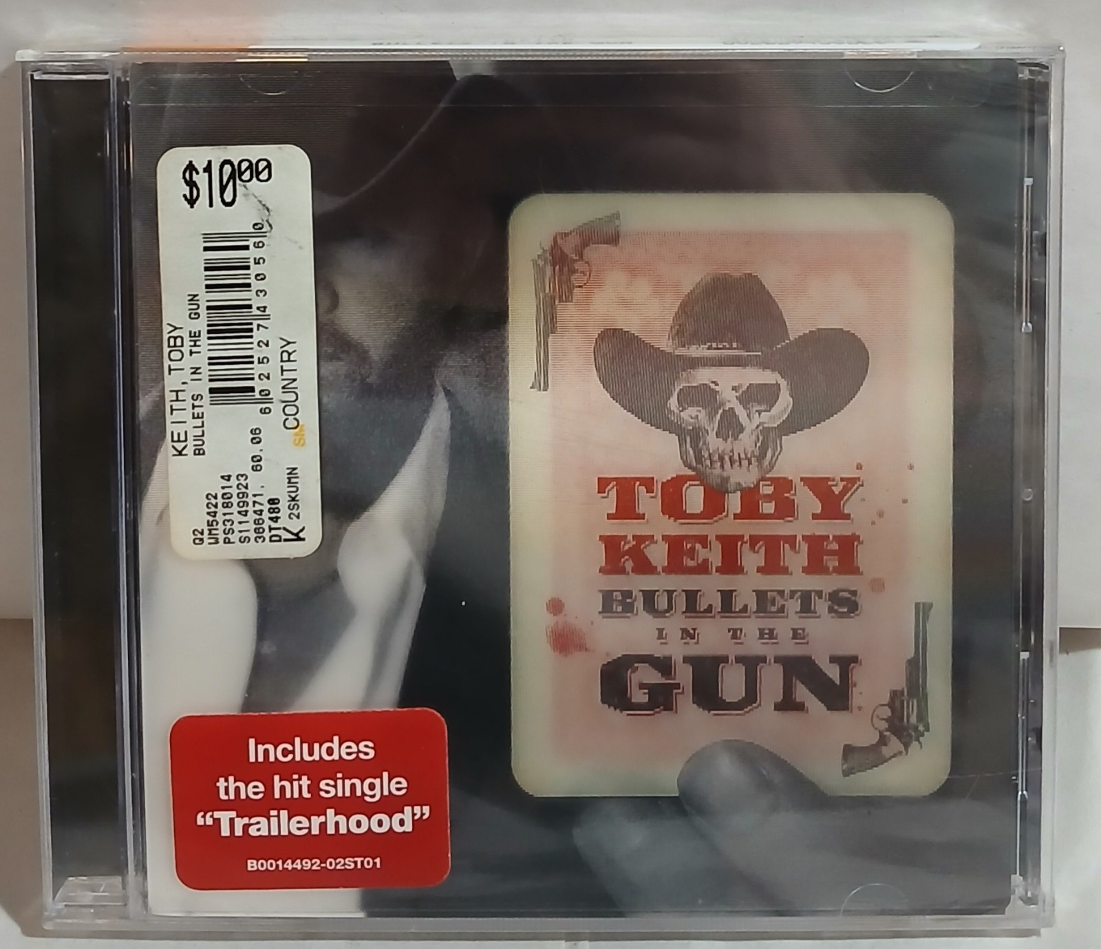 TOBY KEITH - Bullets In The Gun - 3D cover VG+ CD44