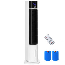 Image of Bladeless Air Cooler, Evaporative Oscillating Tower Fan Humidifier Unit