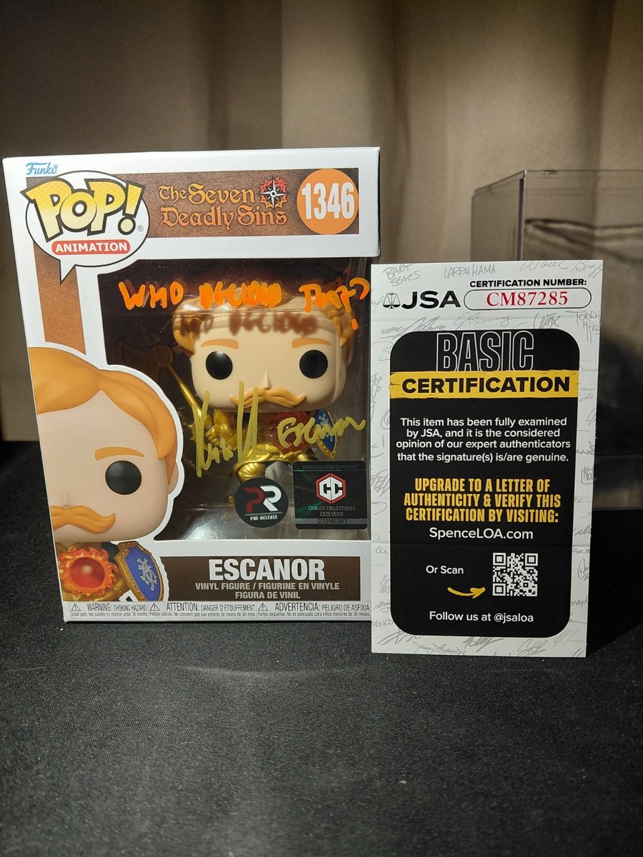 Funko Pop! Vinyl: Seven Deadly Sins Escanor #1346 Pre-Release