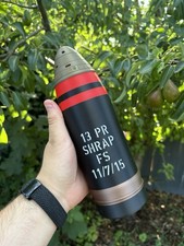 3D Printed Replica QF 13 Pdr Shrapnel Shell - Produced In Multicolour
