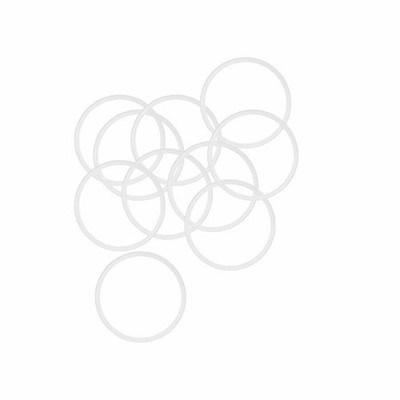 Silicone O-Rings 24mm OD, 21mm ID, 1.5mm Width, Seal Gasket White 10Pcs  KD &ex