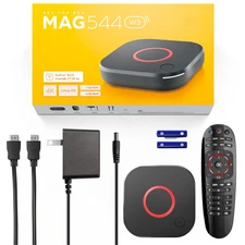 New Infomir MAG544W3 MAG 544 W3/ 600Mbps built-in DUAL WiFi 5G 4K LINUX TV BOX