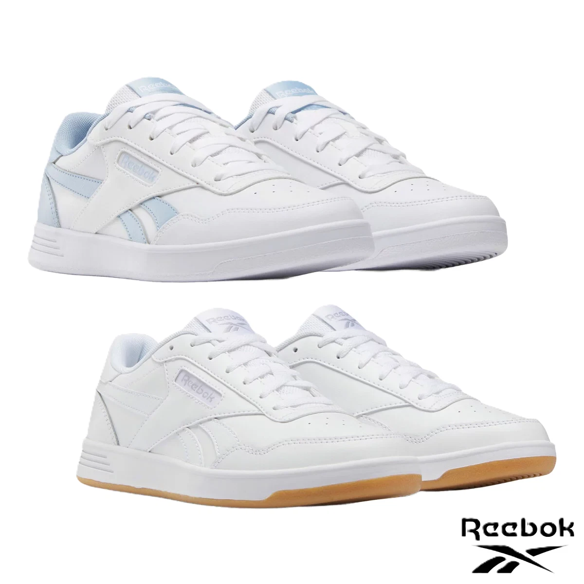 REEBOK TRAINERS Womens White Court Adv Rebook Leather Ladies Walking Shoes
Opens in a new window or