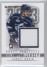 2013 ITG Draft Prospects Game-Used Silver Jersey Fan Expo 1/1 Samuel Morin 2a8