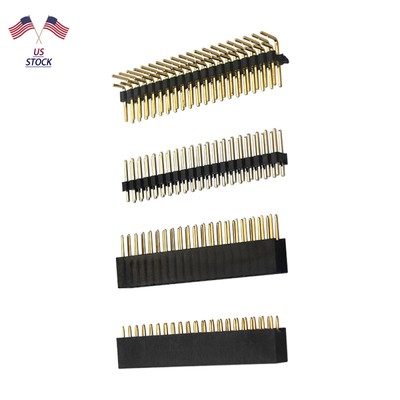 2x20 PIN GPIO Socket Male Header Pin Connector For Raspberry Pi Zero/Zero W g
