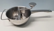Ergonomic 8" Stainless Steel Food Mill Smooth Action