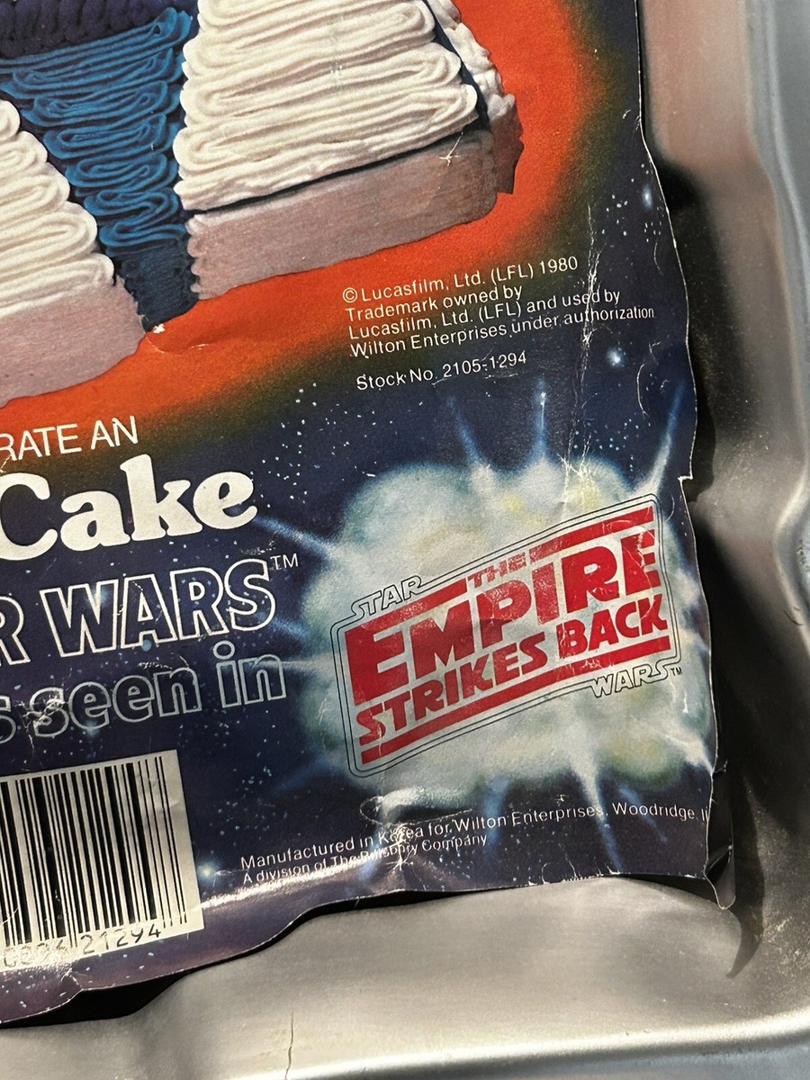 VINTAGE WILTON 1980 STAR WARS ESB R2-D2 CAKE PAN COMPLETE WITH