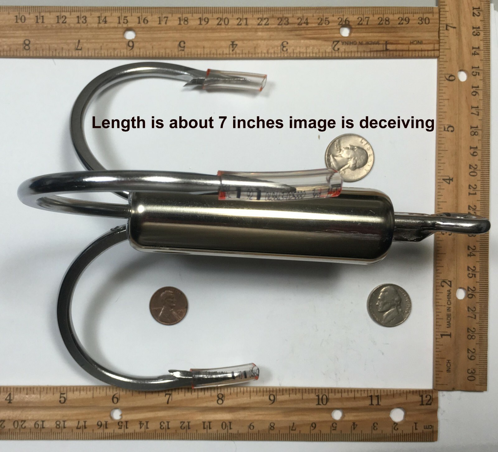 HD Weighted Bridge Gaff Pier Gaff 18/0 Stainless Steel welded hook Gaff