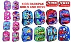 Large Kids School Backpack Boys Girls Frozen Paw Patrol Christmas Gift New