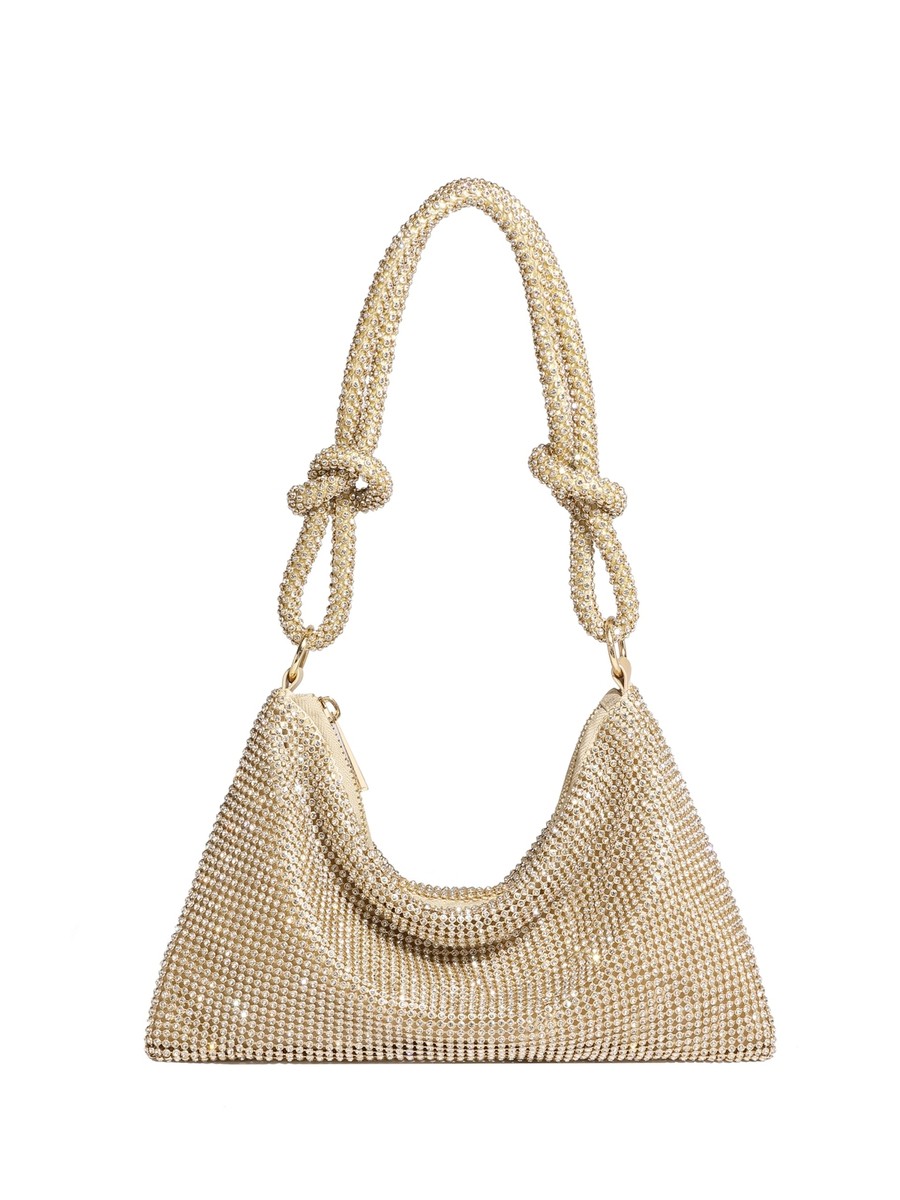 YUWITA Rhinestone Purse for Women Evening Bag Glitter Sparkly Mini