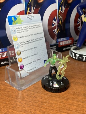 DC Heroclix Fallout 042 Rare figure with card The Flash set